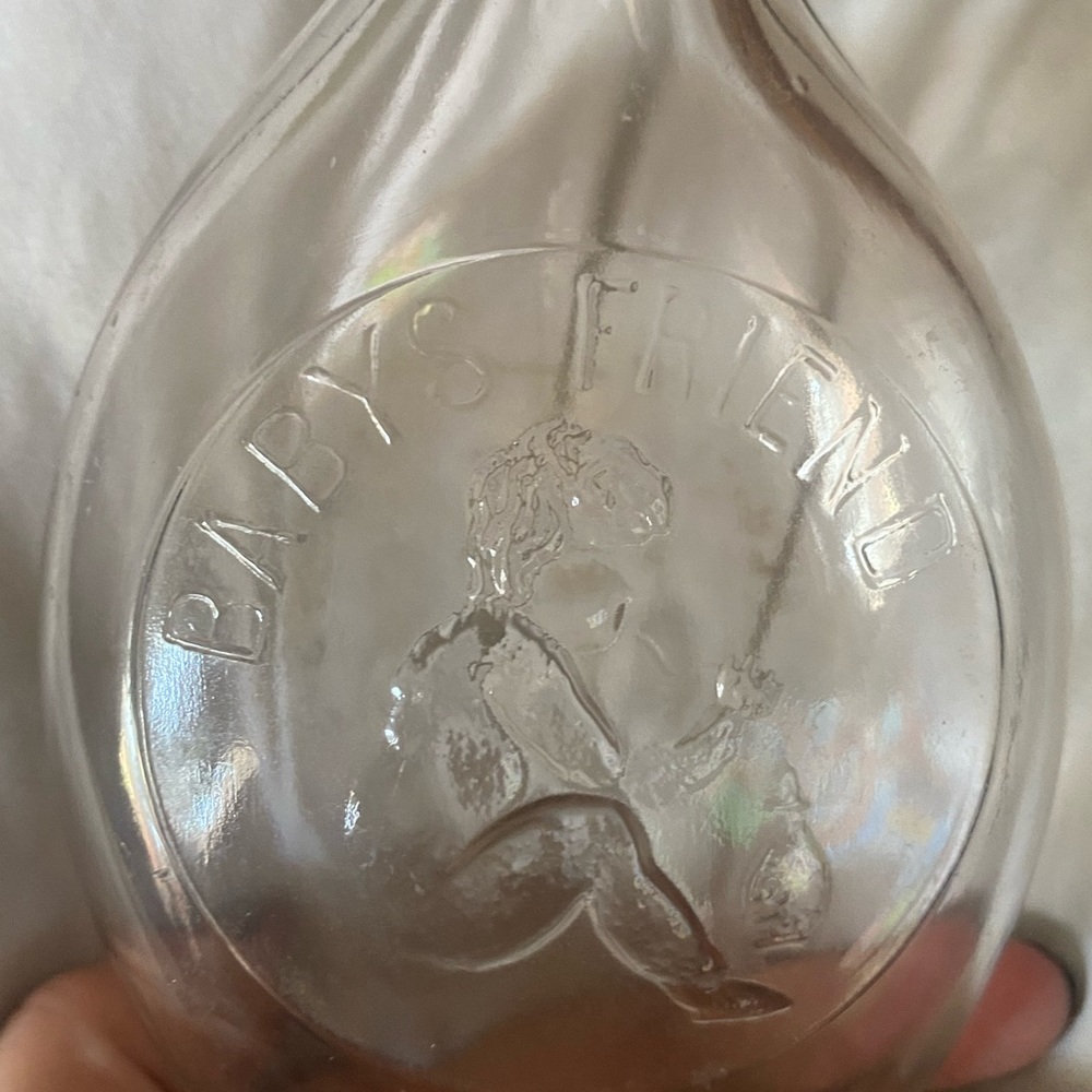 Baby’s Friend 1800’s “Murder Bottle” Antique Baby Bottle